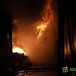 В Малой Вишере сгорел склад местного РайПО