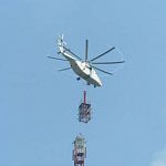 Антенну на телевышке в Великом Новгороде будут менять с помощью вертолёта 
