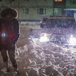 На Новгородскую область движется снежный тайфун
