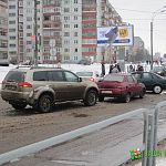 Фотофакт: На регулируемом перекрёстке у Кочетовского рынка столкнулись четыре машины
