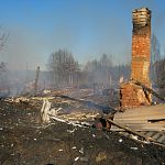 Деревню Ленинское в Новгородской области 1 мая едва не сожгли полностью поджигатели травы