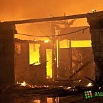 В Новгородском районе сгорела пилорама