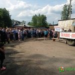 Митинг протеста в Окуловке продолжался три часа 