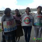 В Великом Новгороде провели пикет против мата