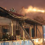 В Великом Новгороде произошёл пожар на овощебазе
