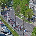 Новгородские велосипедисты и роллеры устроили свой парад в честь 70-летия Победы (фоторепортаж)