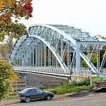 В Боровичах завершили реставрацию моста Белелюбского 