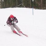  В Любытинском районе состоялись соревнования по горнолыжному спорту и сноуборду