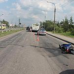 Женщина на автобусе задавила скутериста в Великом Новгороде