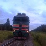 В Новгородской области горел локомотив 