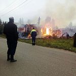 В деревне Бурга Новгородской области сгорел дом 