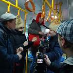 «Малиновская банда» снимает клип в городском автобусе