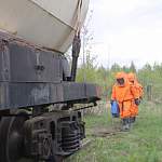 Спасатели в Великом Новгороде отработали действия на случай крушения цистерны с аммиаком 