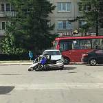 На Псковской произошло ДТП с участием мотоциклиста