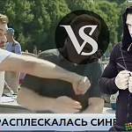 Колобок VS Качок — FIGHT!!! Парню, ударившему корреспондента НТВ, решил отомстить представитель СМИ
