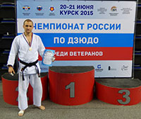 Серебро чемпионата России по дзюдо среди ветеранов