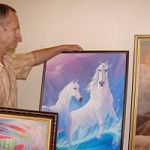 Персональная выставка работ валдайского художника Николая  Цынарёва в Крестецком районе