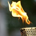 Олимпийский огонь на Рюриковом городище! 