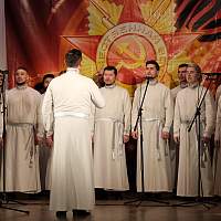 Сибирский мужской хор выступил в память о герое-земляке