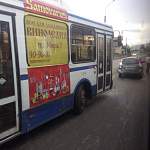 Фотофакт: новгородский автобус № 1 попал в ДТП