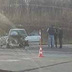 На дороге в Новгородском районе пострадала женщина после столкновения с КамАЗом