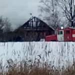 Пожар разрушил дом в Чудове