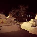 Снежные скульпторы Рябовы из Боровичей представили свое новое творение