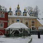 В Псково-Печерском монастыре молились за российских хоккеистов