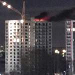 В строящемся доме в Великом Новгороде произошел пожар