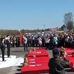 Сегодня в Демянском районе захоронили останки 176 советских бойцов