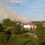 В здании новгородского военного госпиталя вновь произошел пожар