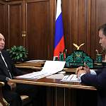 Андрей Никитин рассказал Владимиру Путину о росте инвестиций и экспорта в Новгородской области