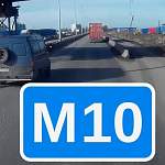 До конца июня на трассе М-10 в Новгородской области будет ограничено движение