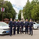 Дорожные полицейские отпраздновали свой День на Софийской площади (фоторепортаж)