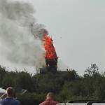 В Карелии пожарные выясняют, из-за чего сгорела Успенская церковь XVIII века 