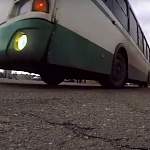 Новгородские водители автобусов посоревновались в умении закладывать виражи