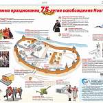 Инфографика: как Новгород отпразднует освобождение от гитлеровцев