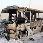 В Великом Новгороде в автобусе ПАЗ произошел пожар