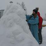 Боровичский фестиваль снежных скульптур вызывает вдохновение и эйфорию