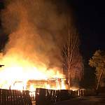 В многоквартирном доме в Демянске произошел пожар