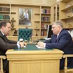 Губернатор Андрей Никитин провел рабочую встречу с главой Чудовского района