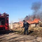 Новгородцы гадают о причинах пожара на Зоотехнической улице