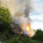 На пожаре в Малой Вишере погибли два человека