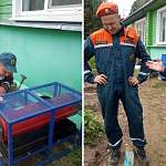 В Новгородской области спасатели сушат подвалы в пострадавших от ливней домах