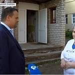 Губернатор Андрей Никитин проинспектировал ремонт социальных  объектов в Крестецком районе 