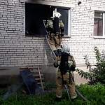На утреннем пожаре в Великом Новгороде спасли мужчину за несколько минут