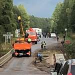 В Окуловском районе начался долгожданный ремонт опасного моста через реку Шегринка