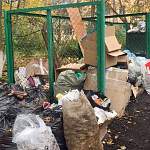 В жилых дворах у древних новгородских церквей растут кучи мусора