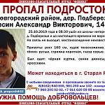 В Новгородском районе ищут 14-летнего подростка
