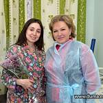 Елена Писарева посетила родильное отделение Боровичской ЦРБ